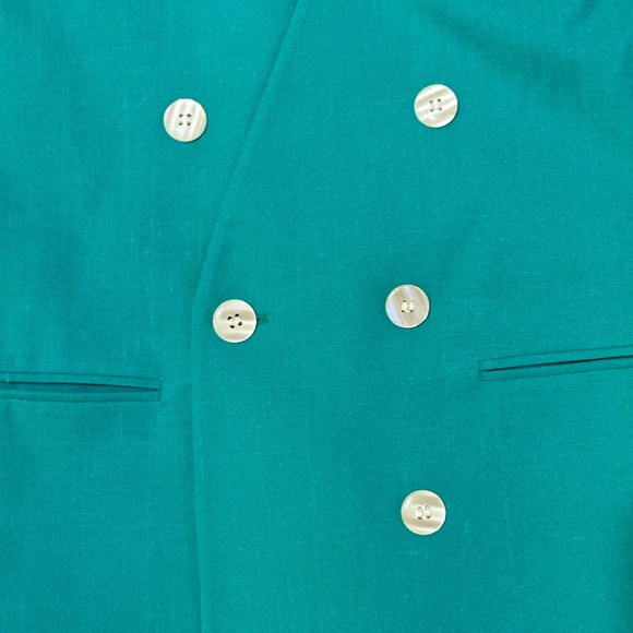 Vintage Teal Blazer - Picture 2 of 3
